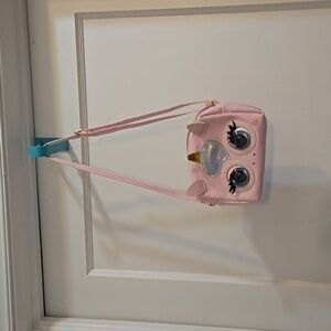 Little girls unicorn battery operated purse